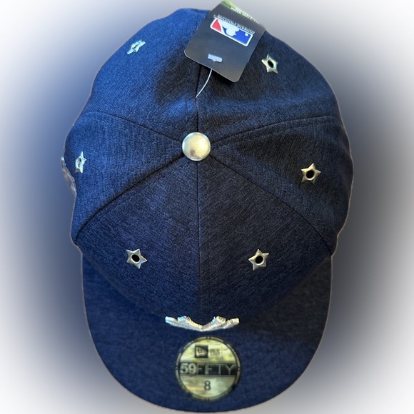 NY Yankees 2017 ASG Edition Fitted 59FIFTY New Era Baseball Hat Size 8 - Picture 5 of 13